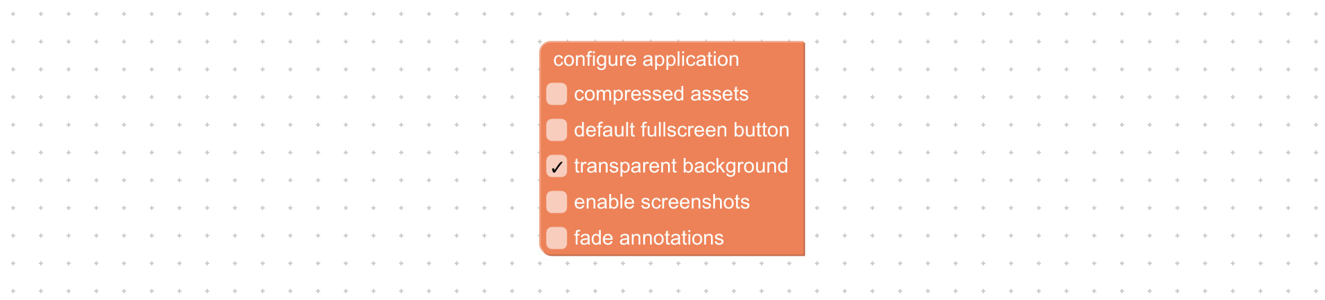 Enabling background transparency in puzzles