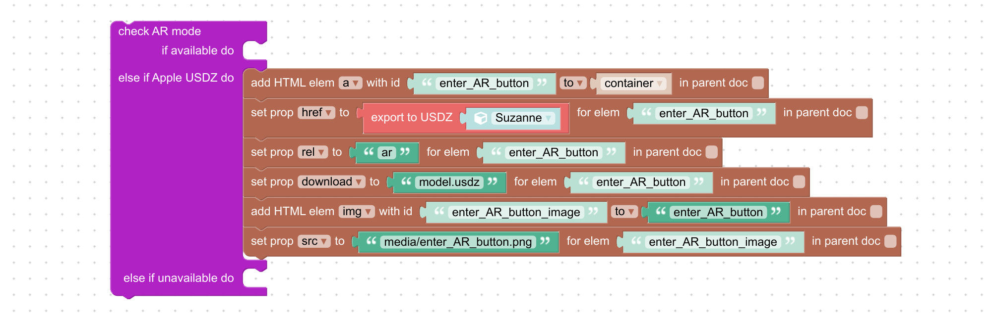 Creating USDZ asset in runtime using puzzles