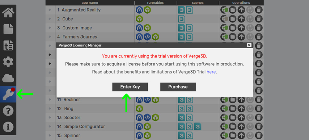 Activating Verge3D for 3ds Max license