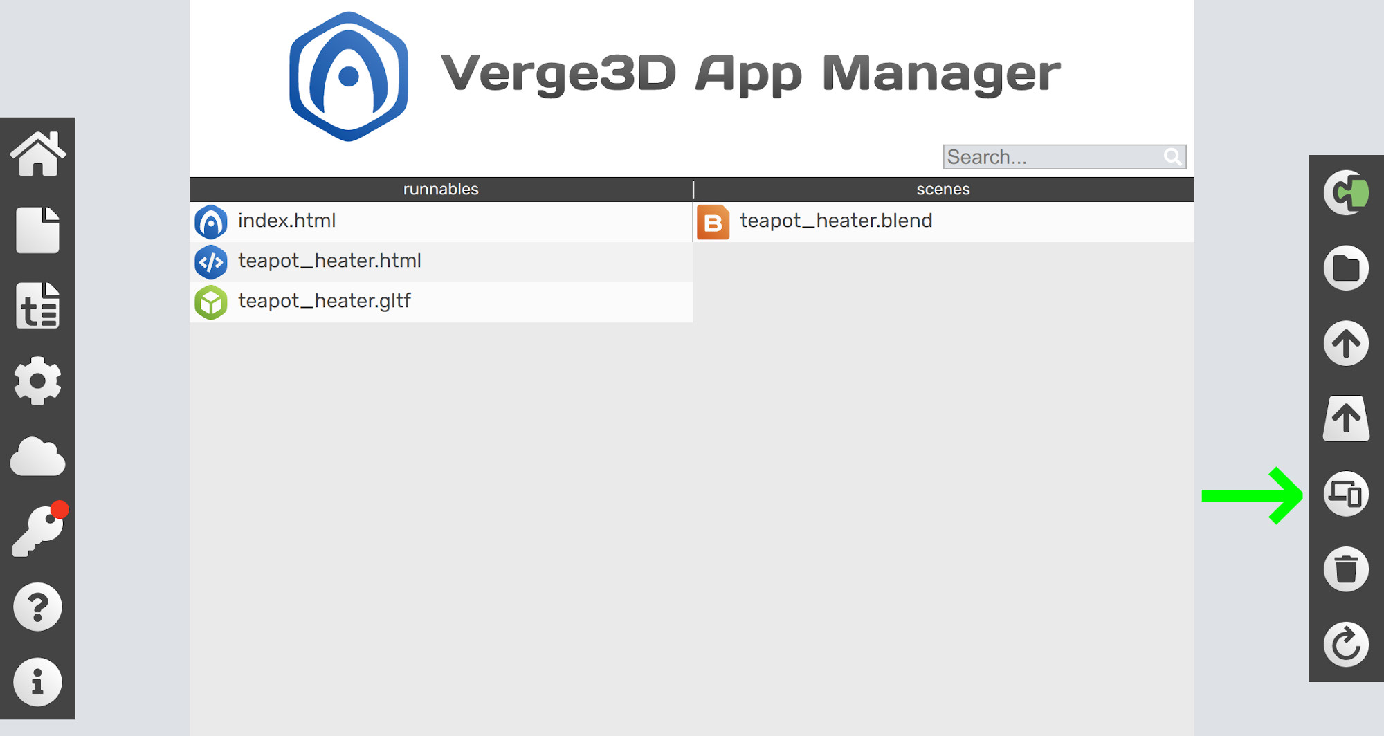 Creating mobile app in App Manager