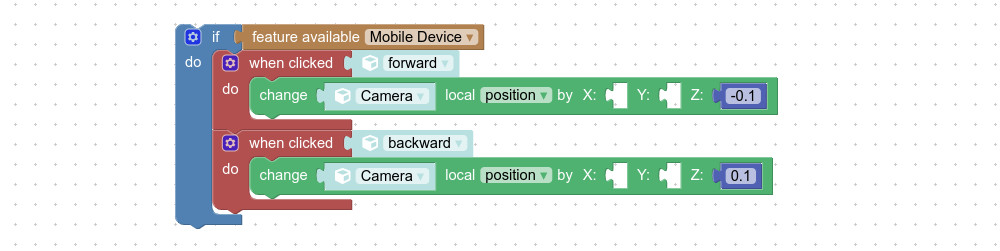 Puzzles to move forward-backwards