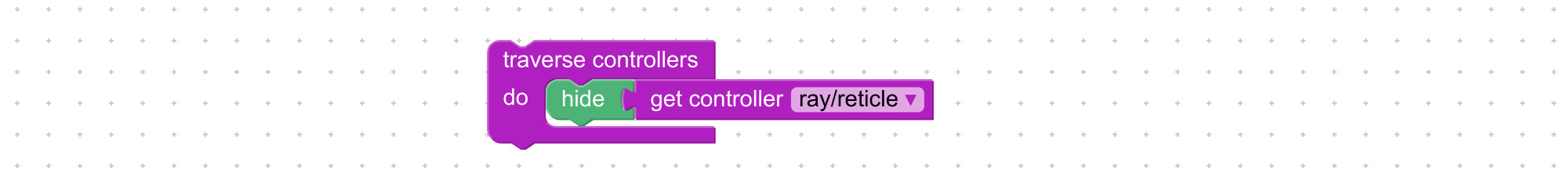 Puzzles to show/hide ray reticle