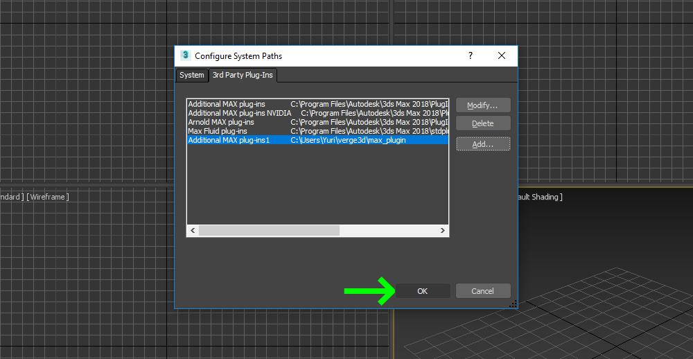 Saving 3ds Max system paths