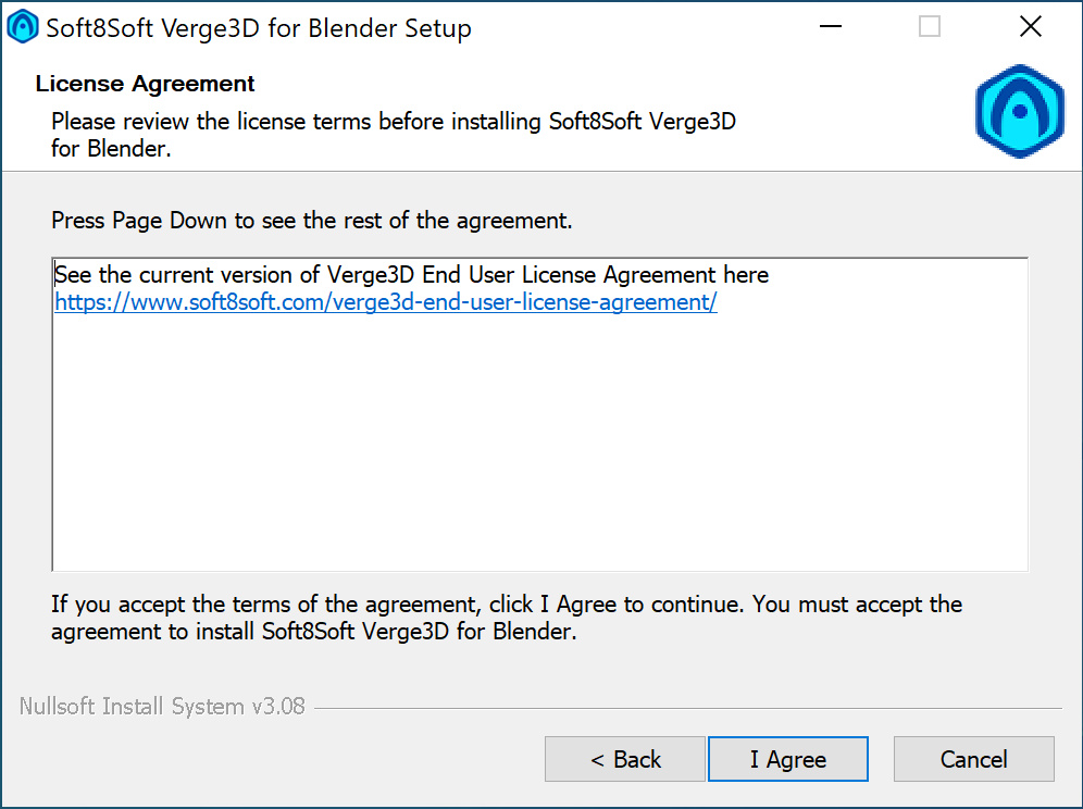 Verge3D for Blender EULA