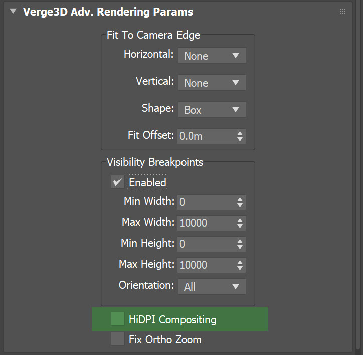 Activating HiDPI compositing in 3ds Max