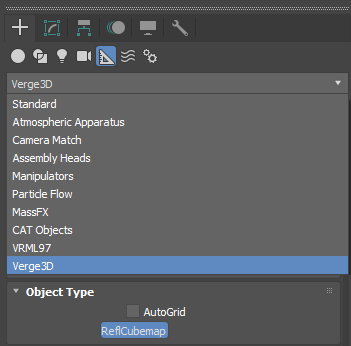 Adding light probe helper in 3ds Max