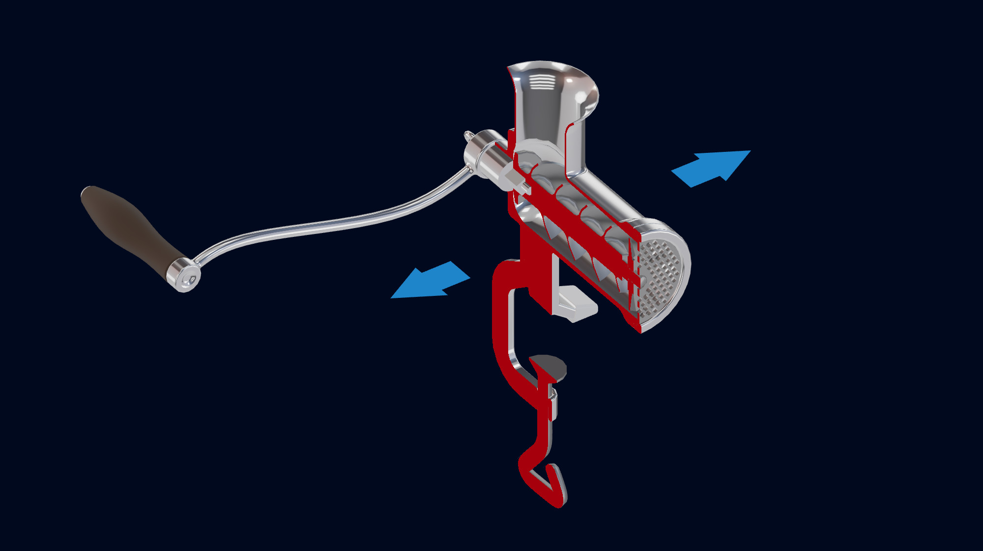 Example of a scene with clipping planes
