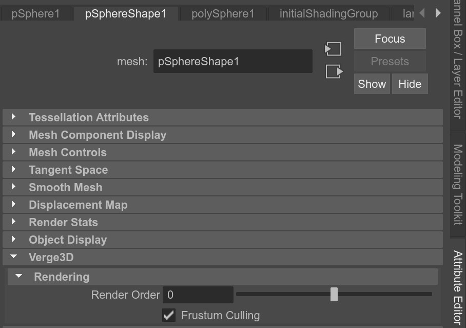 Per-object rendering settings in Maya