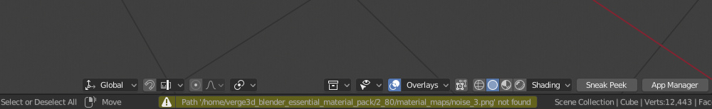Error with missing asset
