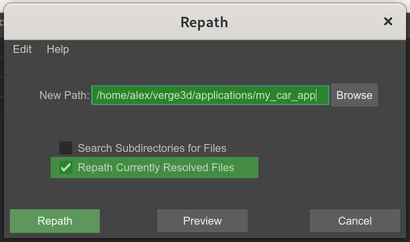 Repath textures in Maya