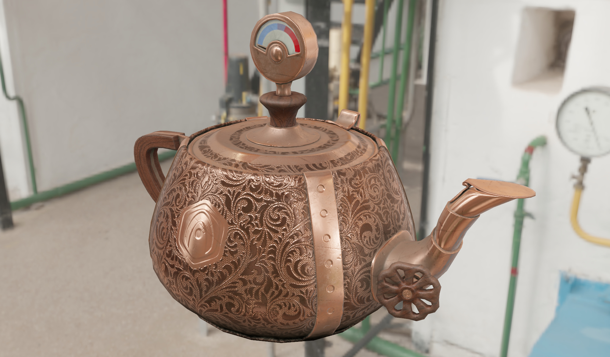 Example of glTF-compatible materials