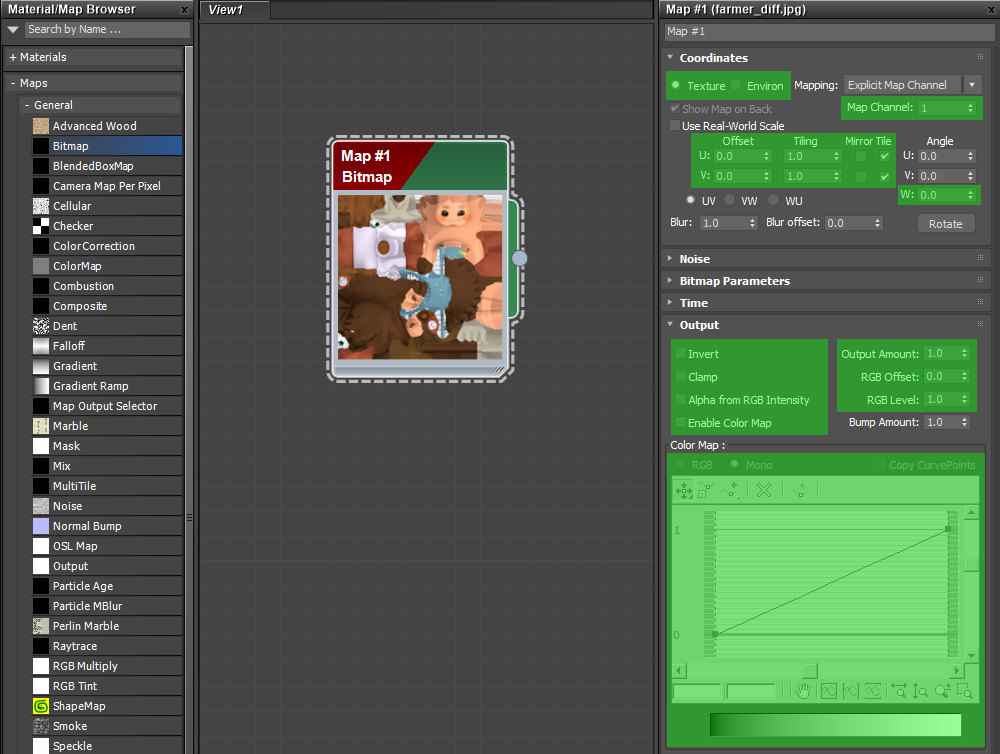 3ds Max Bitmap map