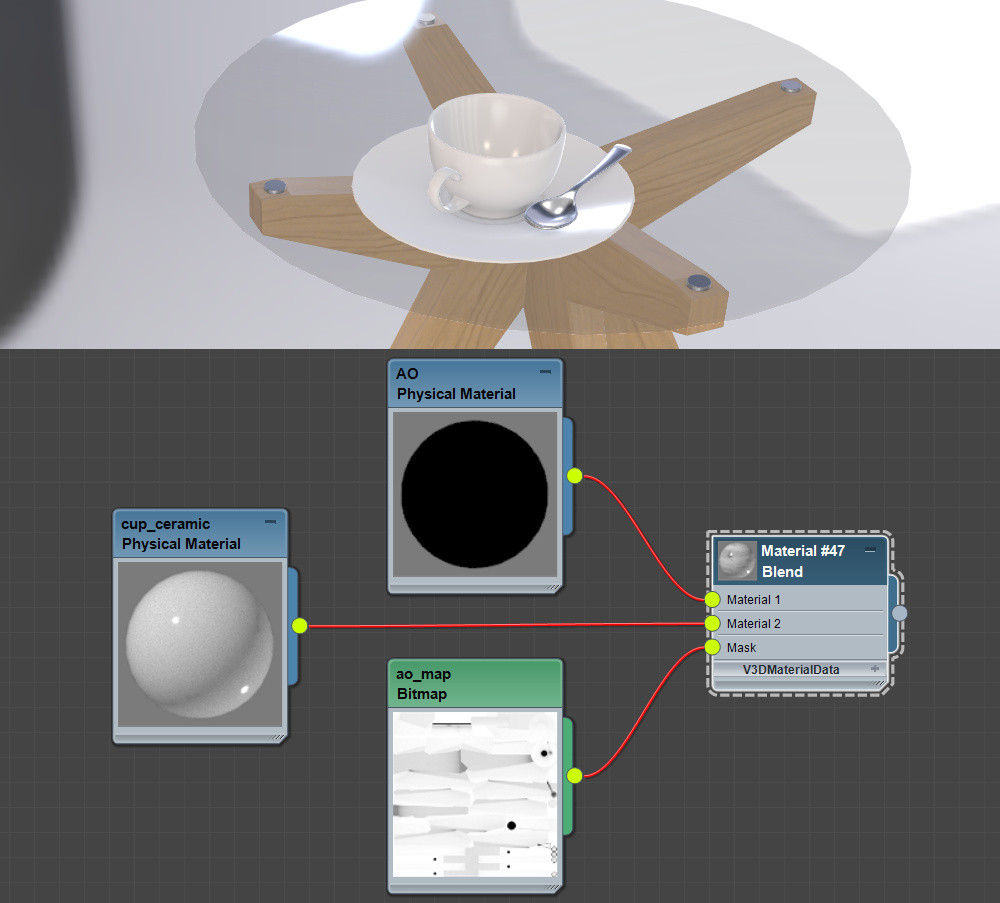 Configuring 3ds Max Blend material