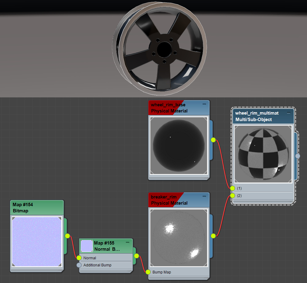 Multi/Sub-Object material example