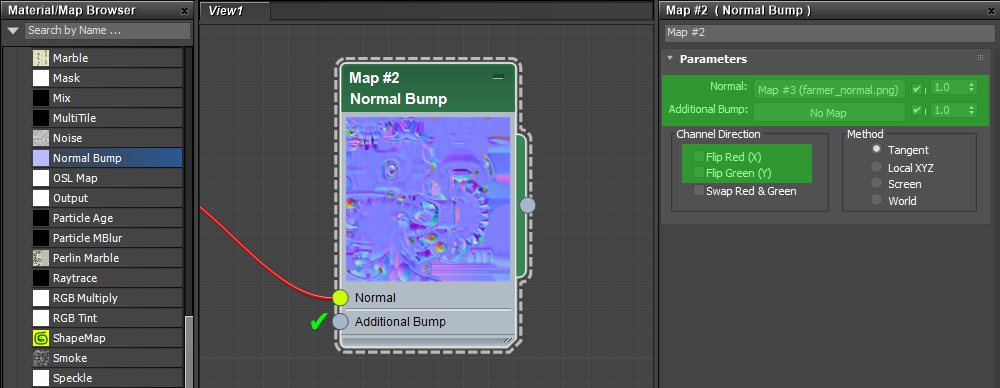 3ds Max Normal Bump map