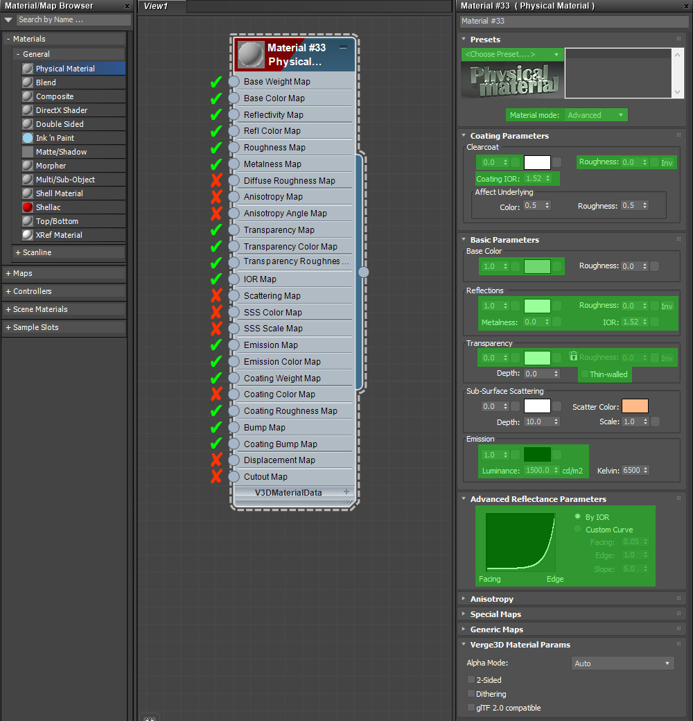 3ds Max Physical Material