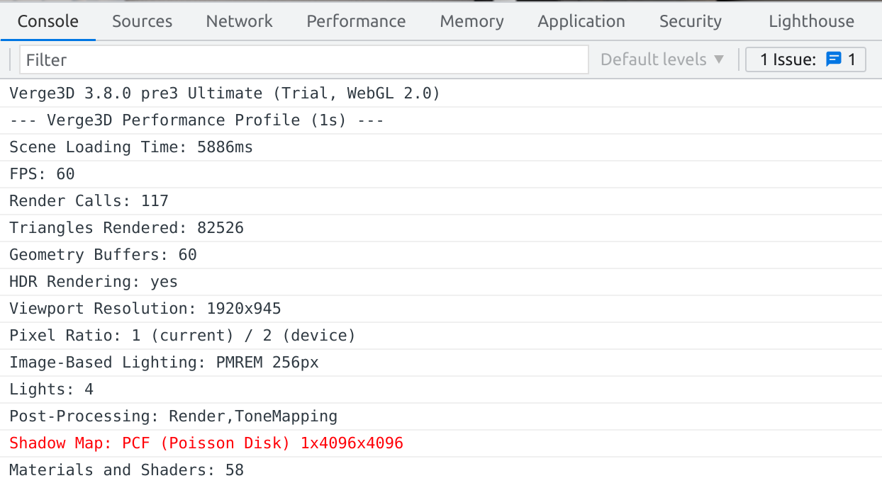 Verge3D performance issues