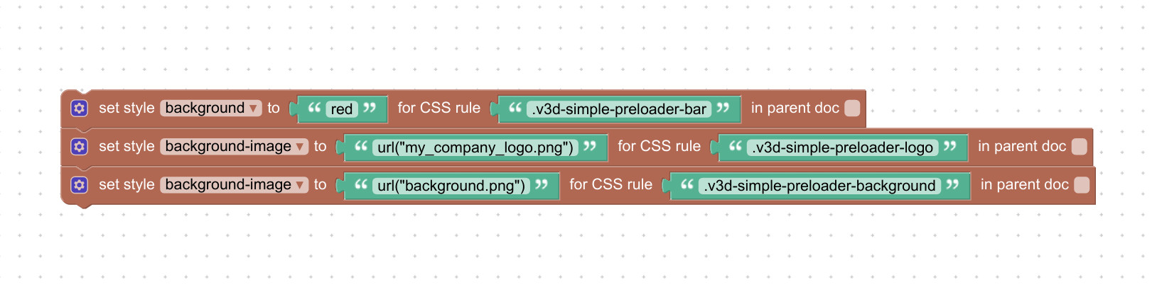 Tweaking preloader with puzzles