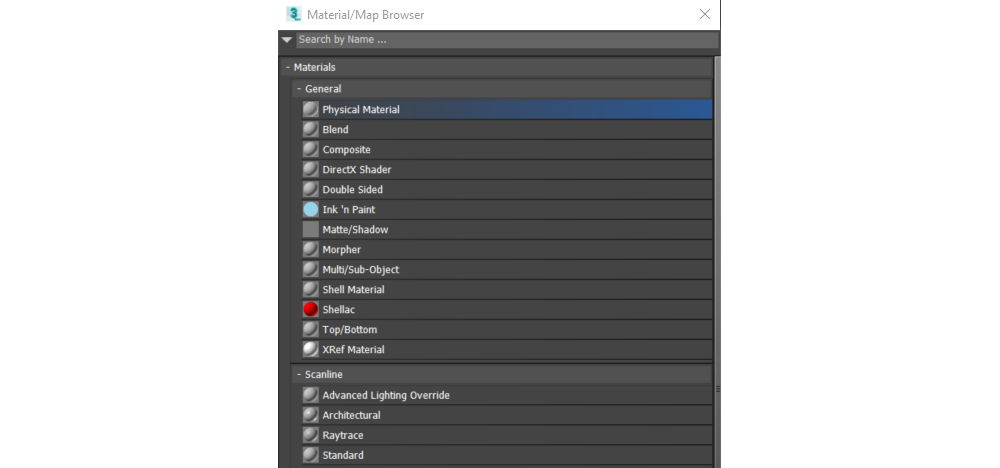 Adding Physical material in 3ds Max