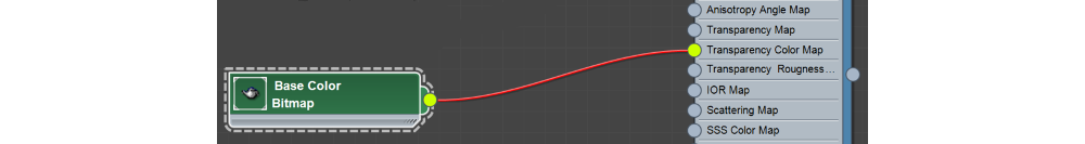 glTF material with transparency
