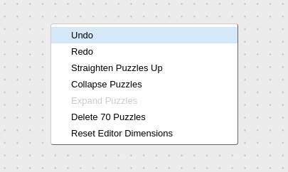 Puzzles undo/redo feature