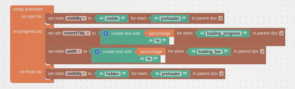 Setup preloader example