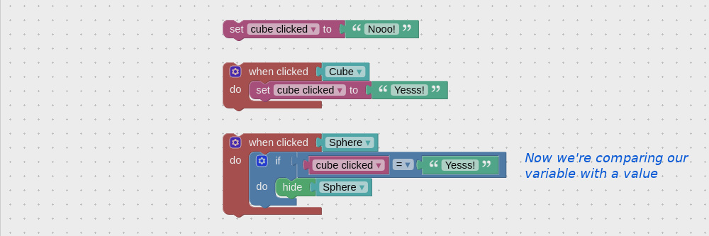 Comparing example script
