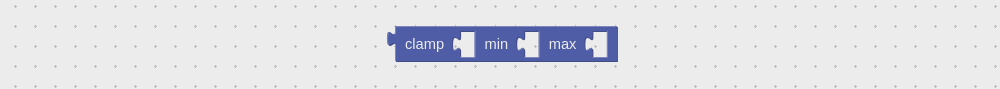 Clamp - visual programming block