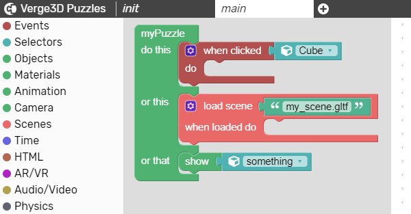 Compound visual programming blocks