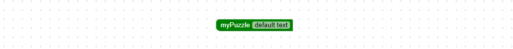 Editable text field in visual block