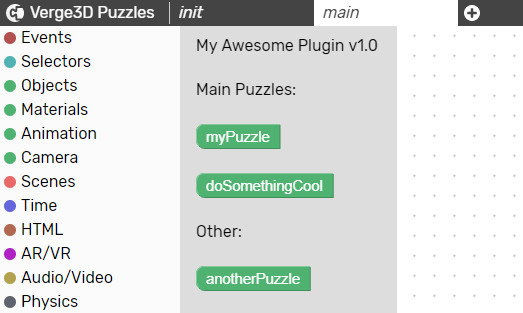 Text labels in visual logic editor