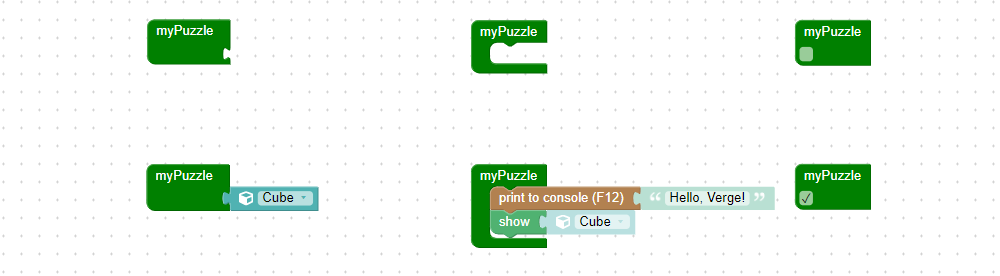 Input types of visual programming blocks