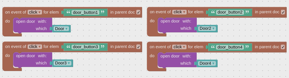 Calling visual programming procedures with arguments multiple times