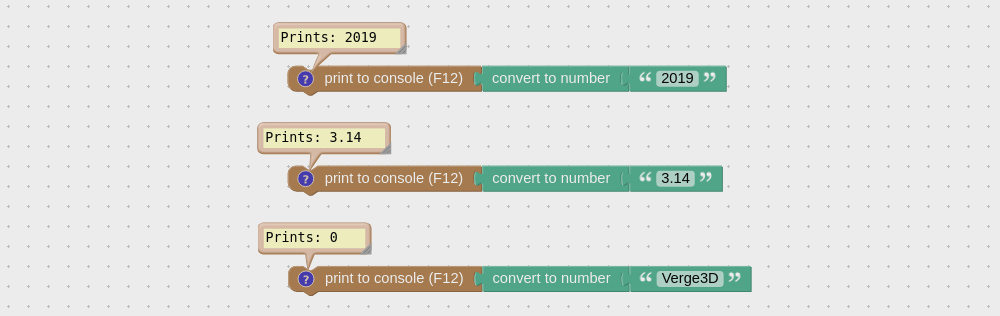 Text to number example script