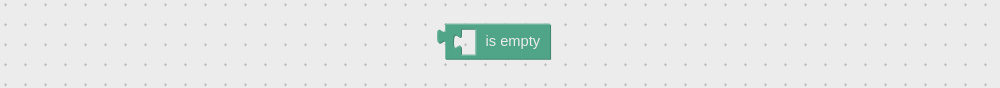 Visual coding block to check if string is empty