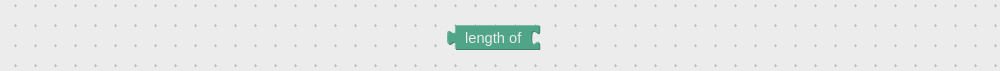 Visual programming block to calculate string length