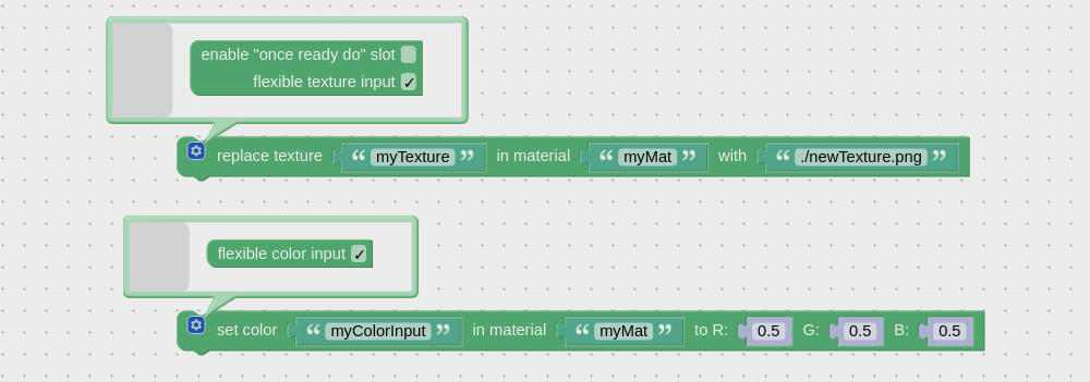 Using text blocks instead for dropdowns