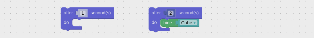 Timeout visual programming block