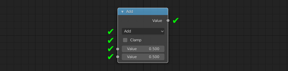 Blender Math node