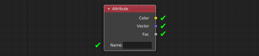 Blender Attribute node