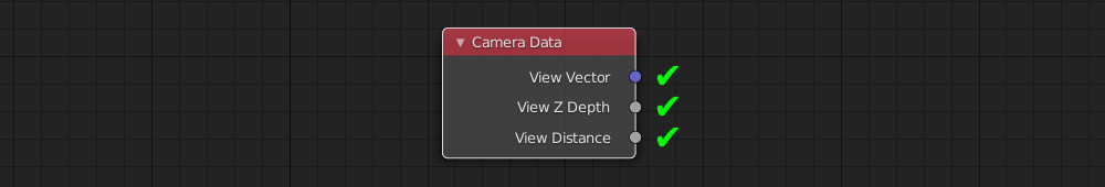 Blender Camera Data node