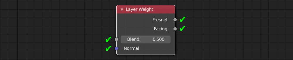 Blender Layer Weight node