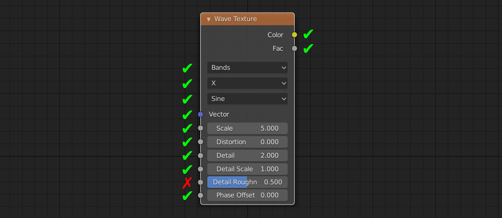 Blender Wave Texture node