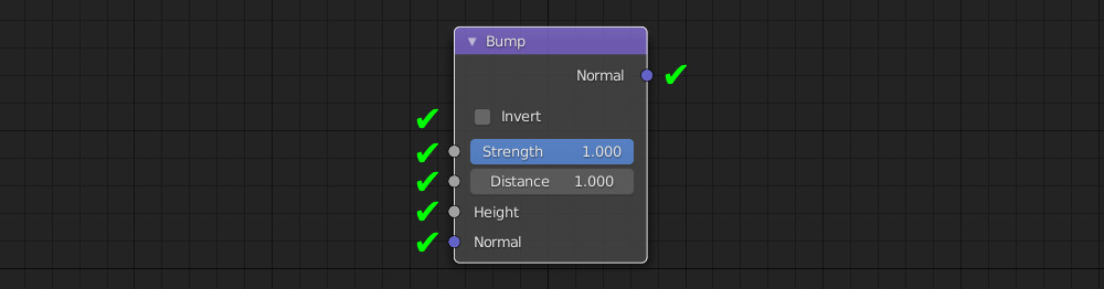 Blender Bump node