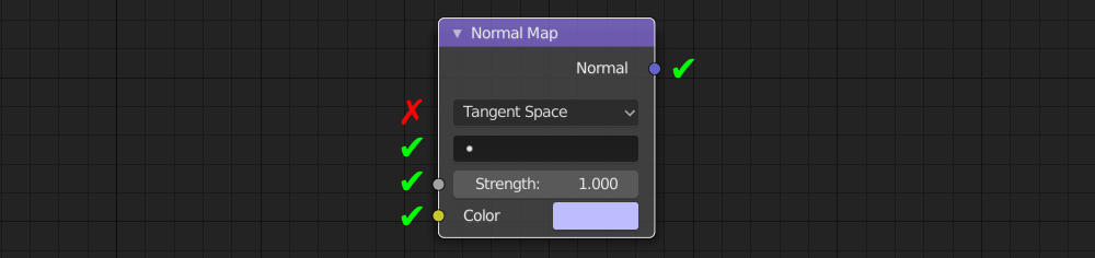 Blender Normal Map node