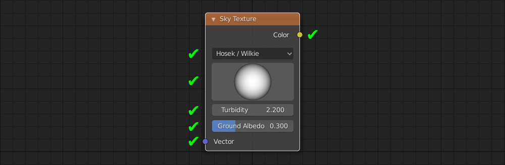 Blender Sky Texture node