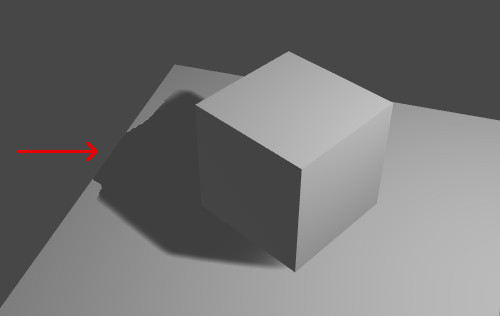 ESM shadows edge artifacts
