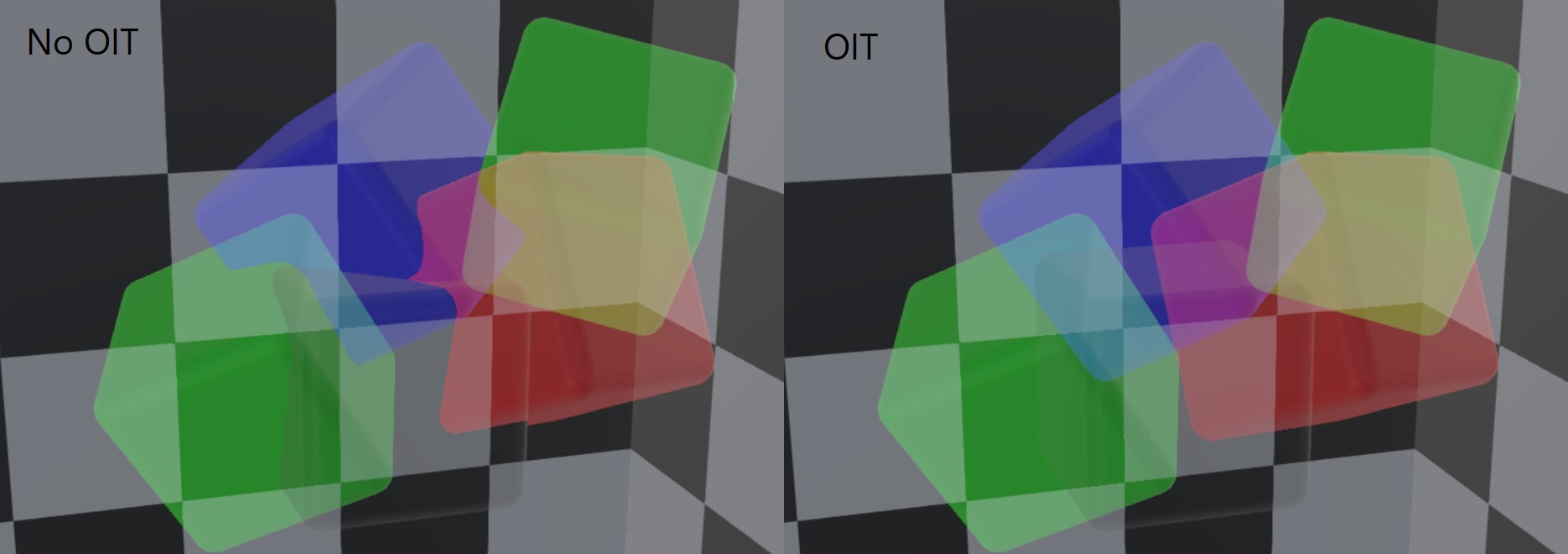 Order-Independent Transparency example