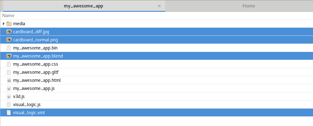 Copying app files using file manager