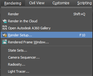 3ds Max render setup